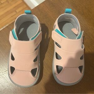 Ten Little Pink Sandals - size 6